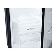 LG 694L, Side by Side Refrigerator with Premium Glass Door, Smart Inverter Compressor, Hygiene Fresh+™, DoorCooling+™, Smart Diagnosis™, GC-B257UGLW