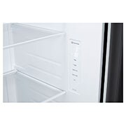 LG 694L, Side by Side Refrigerator with Premium Glass Door, Smart Inverter Compressor, Hygiene Fresh+™, DoorCooling+™, Smart Diagnosis™, GC-B257UGLW