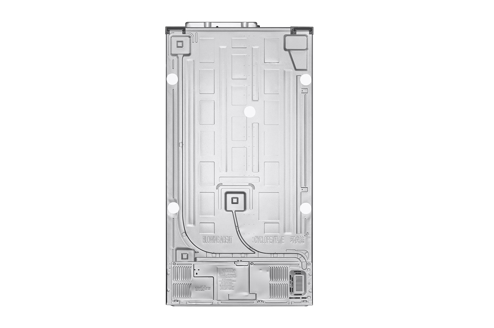 LG 833L, Side by Side Refrigerator with Smart Inverter Compressor, Hygiene Fresh+™, Door Cooling+™, Smart ThinQ™, Brushed Steel Finish, GC-B307SSVL