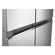 LG 833L, Side by Side Refrigerator with Smart Inverter Compressor, Hygiene Fresh+™, Door Cooling+™, Smart ThinQ™, Brushed Steel Finish, GC-B307SSVL