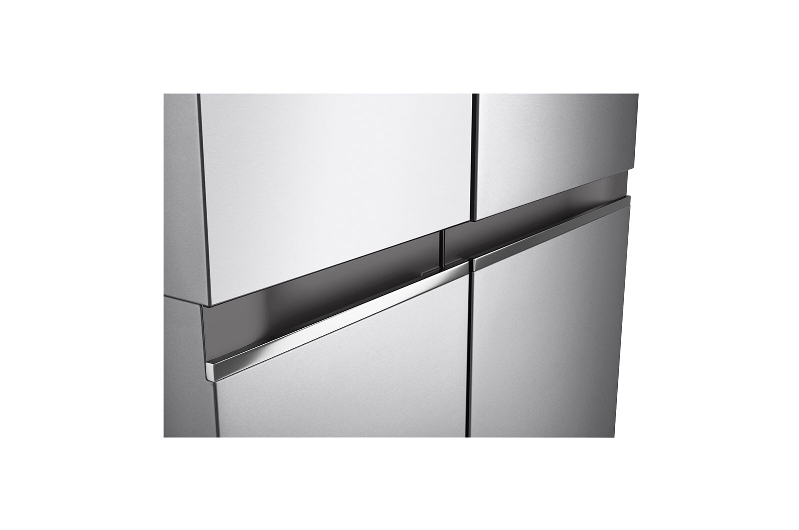 LG 833L, Side by Side Refrigerator with Smart Inverter Compressor, Hygiene Fresh+™, Door Cooling+™, Smart ThinQ™, Brushed Steel Finish, GC-B307SSVL
