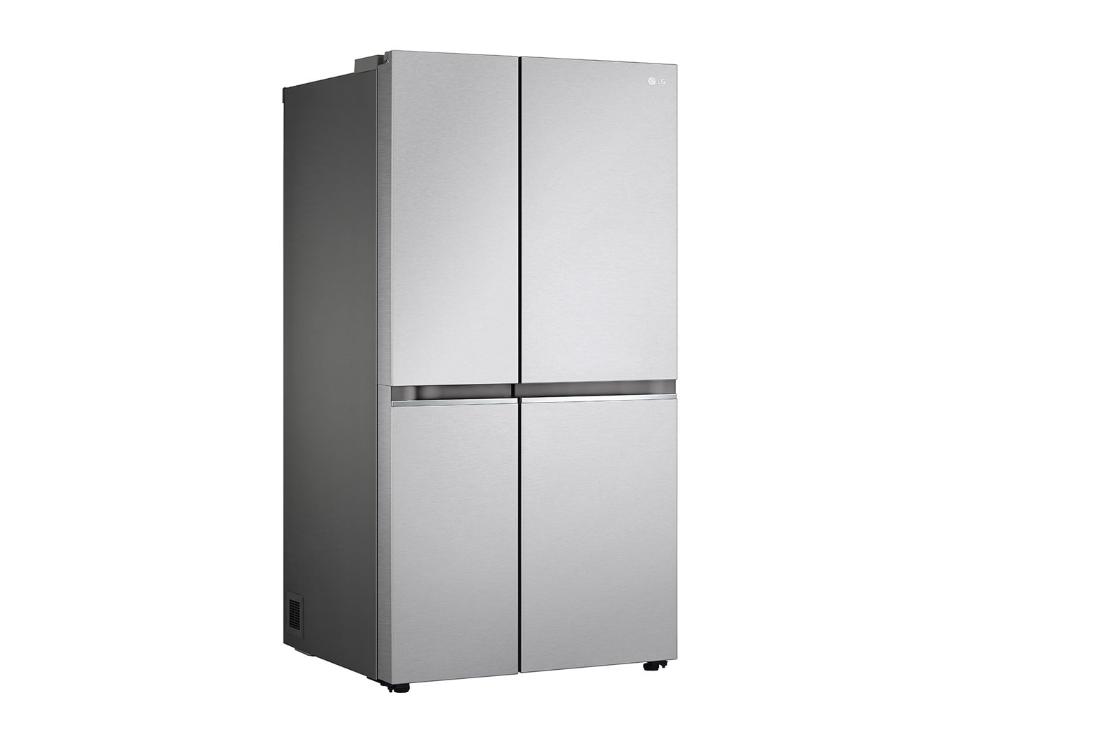 LG 833L, Side by Side Refrigerator with Smart Inverter Compressor, Hygiene Fresh+™, Door Cooling+™, Smart ThinQ™, Brushed Steel Finish, GC-B307SSVL