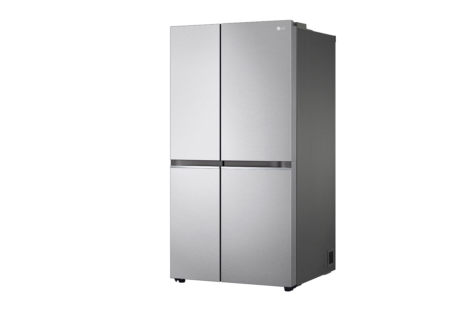 LG 833L, Side by Side Refrigerator with Smart Inverter Compressor, Hygiene Fresh+™, Door Cooling+™, Smart ThinQ™, Brushed Steel Finish, GC-B307SSVL
