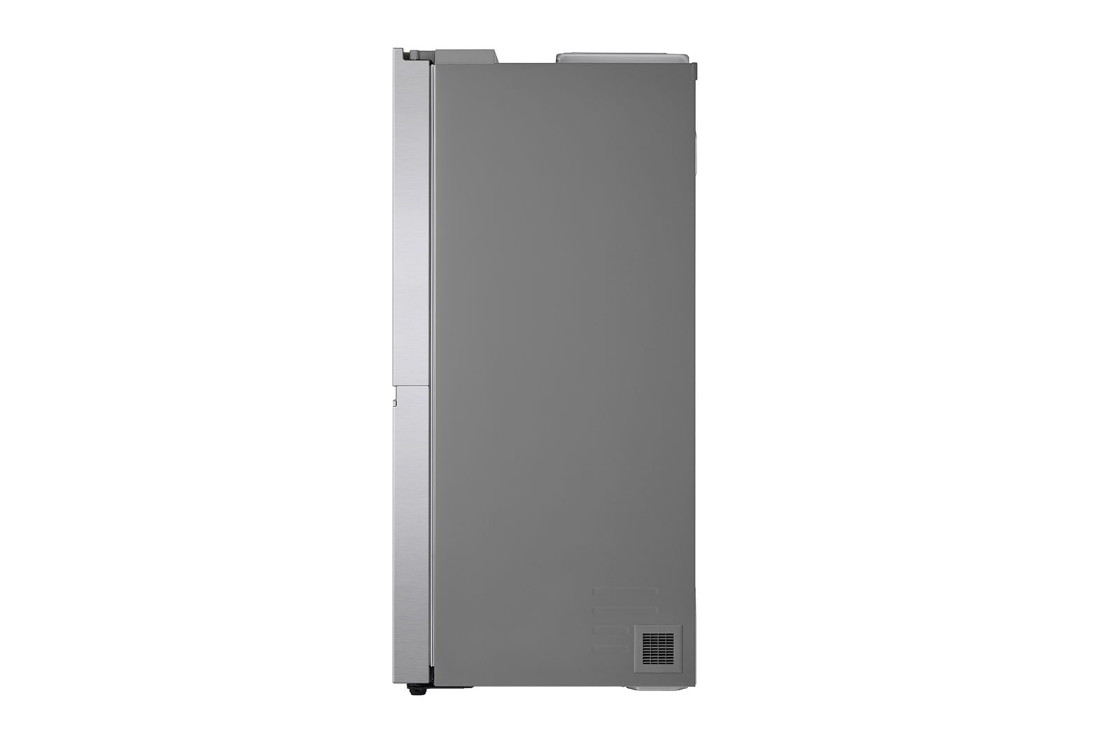 LG 833L, Side by Side Refrigerator with Smart Inverter Compressor, Hygiene Fresh+™, Door Cooling+™, Smart ThinQ™, Brushed Steel Finish, GC-B307SSVL