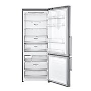 LG 494L, 2 Star, Bottom Freezer, Inverter Linear Compressor, Shiny Steel Finish, Double Door Refrigerator, GC-B569BLCF