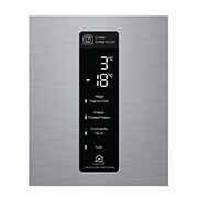 LG 494L, 2 Star, Bottom Freezer, Inverter Linear Compressor, Shiny Steel Finish, Double Door Refrigerator, GC-B569BLCF