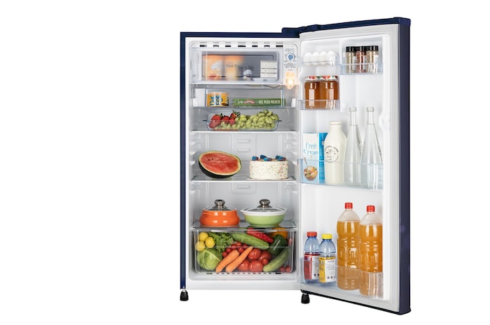 front view with food