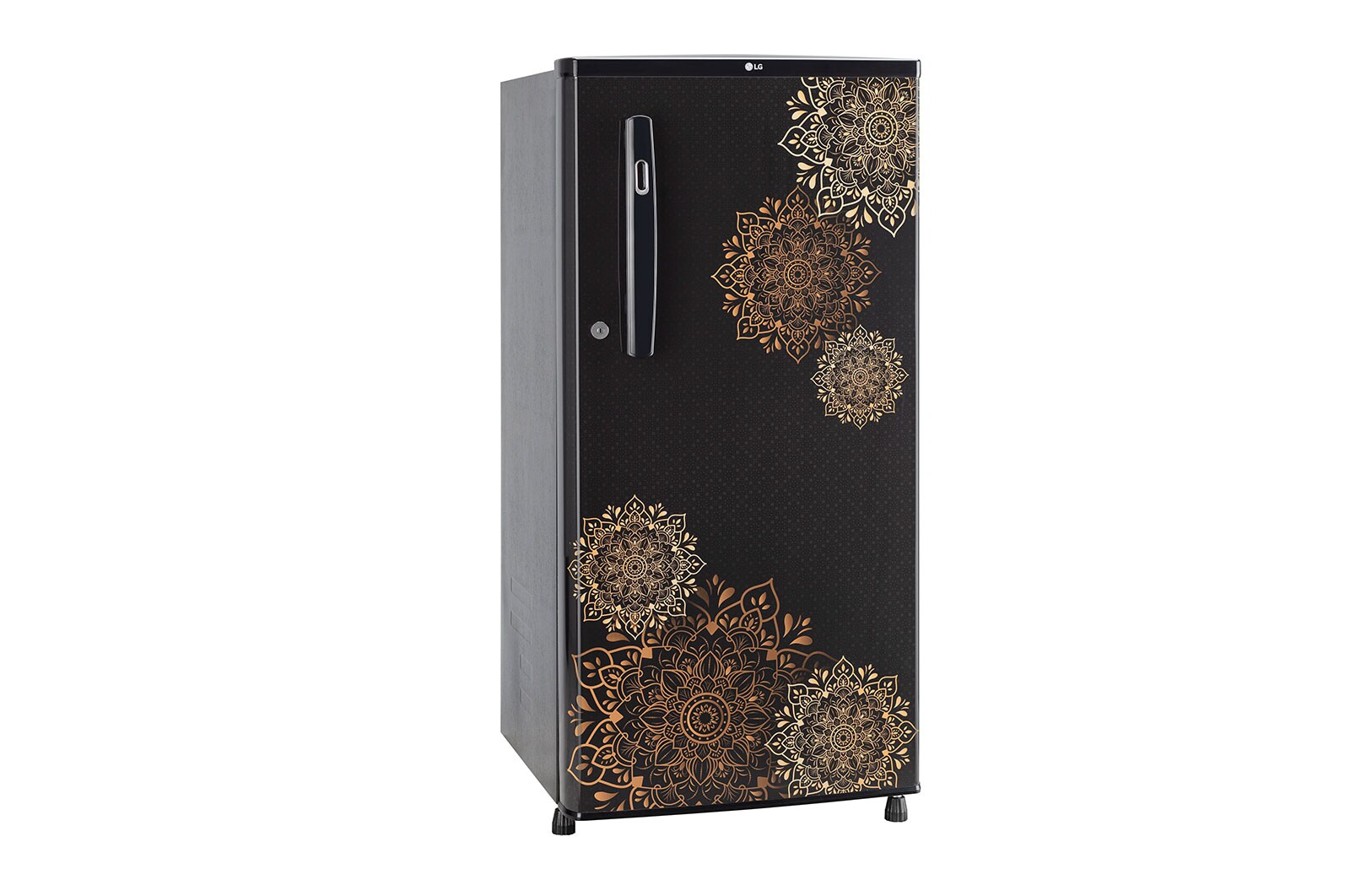 LG 185L, 3 Star, Ebony Regal Finish, Direct Cool Single Door Refrigerator, GL-B199OERD