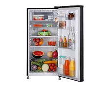 LG 185L, 3 Star, Ebony Regal Finish, Direct Cool Single Door Refrigerator, GL-B199OERD