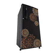LG 185L, 3 Star, Ebony Regal Finish, Direct Cool Single Door Refrigerator, GL-B199OERD