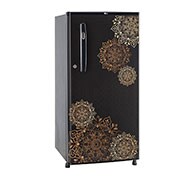 LG 185L, 3 Star, Ebony Regal Finish, Direct Cool Single Door Refrigerator, GL-B199OERD