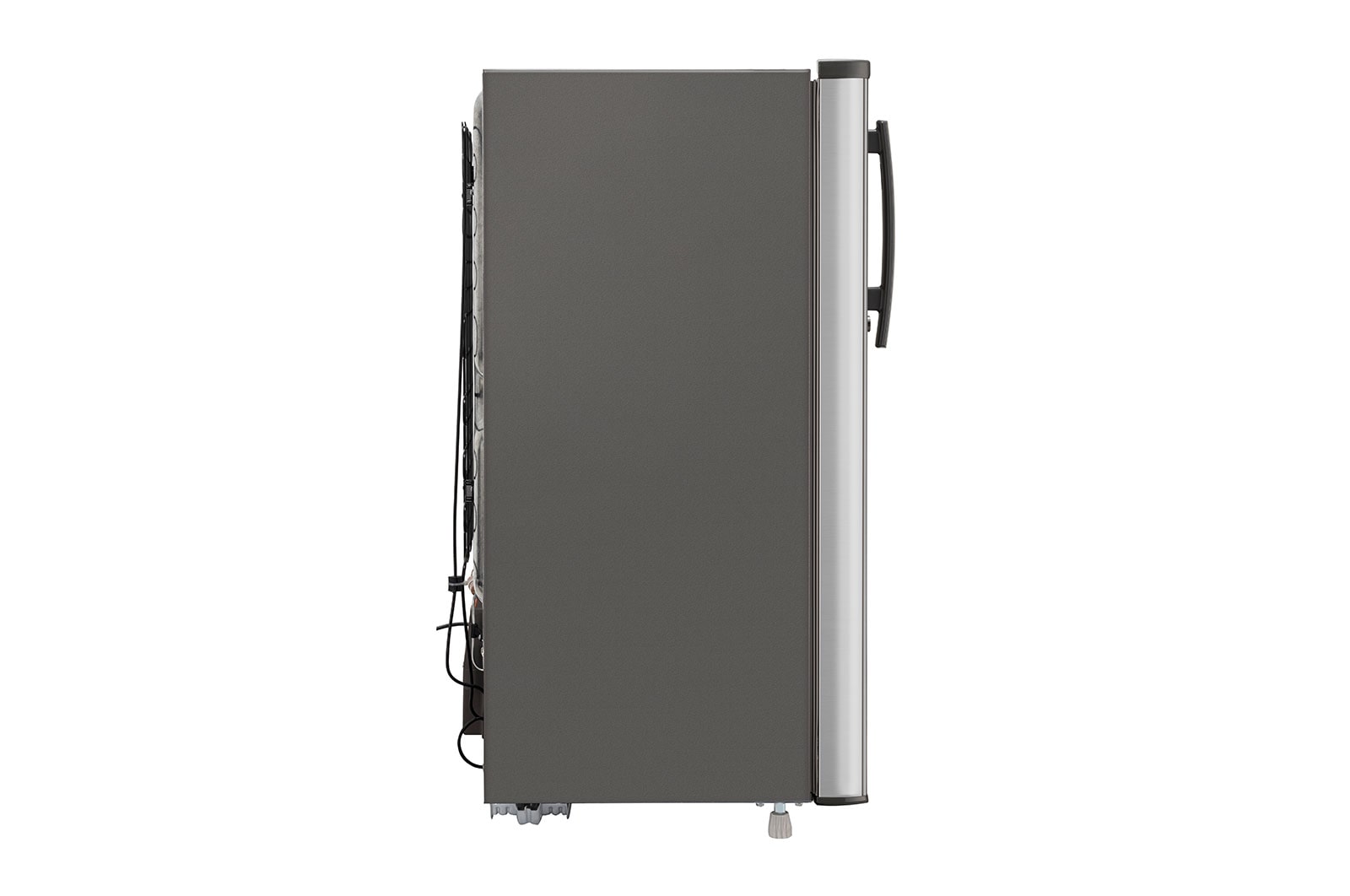LG  LG 185L, 3 Star, Shiny Steel Finish, Direct Cool Single Door Refrigerator, GL-B199OPZD