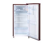 LG 185L Single Door Refrigerator, Anti-Bacterial Gasket, Scarlet Euphoria, 3 Star, GL-B199OSED