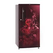 LG 185L Single Door Refrigerator, Anti-Bacterial Gasket, Scarlet Euphoria, 3 Star, GL-B199OSED