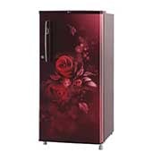 LG 185L Single Door Refrigerator, Anti-Bacterial Gasket, Scarlet Euphoria, 3 Star, GL-B199OSED