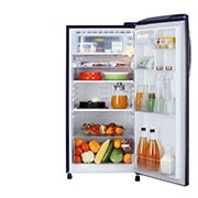 LG 185L, 3 Star, Blue Euphoria Finish, Direct Cool Single Door Refrigerator, GL-B201ABED