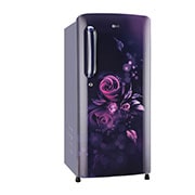 LG 185L, 3 Star, Blue Euphoria Finish, Direct Cool Single Door Refrigerator, GL-B201ABED