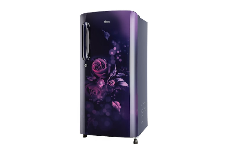 LG 185L, 3 Star, Blue Euphoria Finish, Direct Cool Single Door Refrigerator, GL-B201ABED
