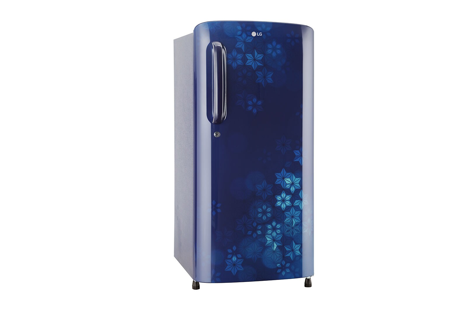 LG 185L, 3 Star, Blue Quartz Finish, Direct Cool Single Door Refrigerator, GL-B201ABQD