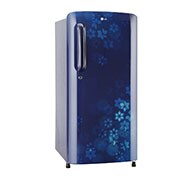 LG 185L, 3 Star, Blue Quartz Finish, Direct Cool Single Door Refrigerator, GL-B201ABQD