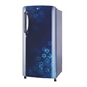 LG 185L, 3 Star, Blue Quartz Finish, Direct Cool Single Door Refrigerator, GL-B201ABQD