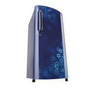 LG 185L, 3 Star, Blue Quartz Finish, Direct Cool Single Door Refrigerator, GL-B201ABQD