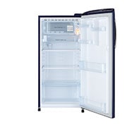 LG 185L, 3 Star, Blue Quartz Finish, Direct Cool Single Door Refrigerator, GL-B201ABQD