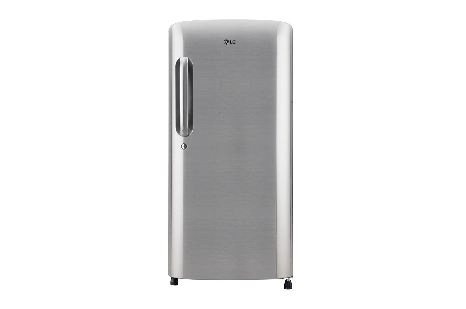 LG 185L, 3 Star, Shiny Steel Finish, Direct Cool Single Door Refrigerator, GL-B201APZD