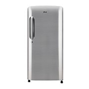 LG 185L, 3 Star, Shiny Steel Finish, Direct Cool Single Door Refrigerator, GL-B201APZD
