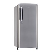 LG 185L, 3 Star, Shiny Steel Finish, Direct Cool Single Door Refrigerator, GL-B201APZD