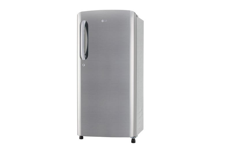 LG 185L, 3 Star, Shiny Steel Finish, Direct Cool Single Door Refrigerator, GL-B201APZD