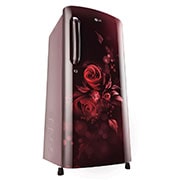 LG 185L, 3 Star, Scarlet Euphoria Finish, Direct Cool Single Door Refrigerator   , GL-B201ASED