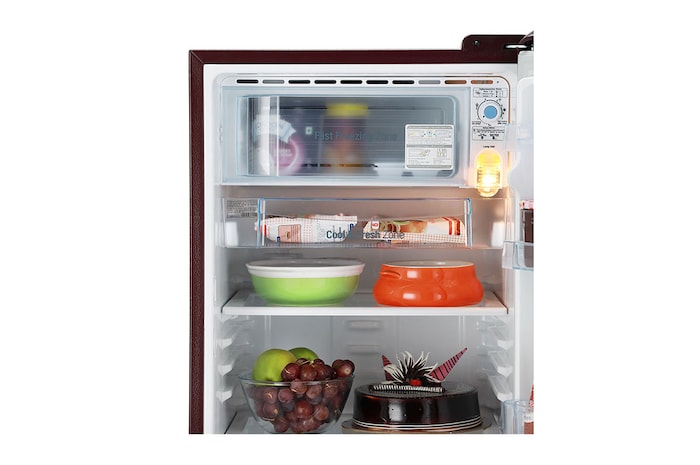 LG 185L, 3 Star, Scarlet Euphoria Finish, Direct Cool Single Door Refrigerator   , GL-B201ASED