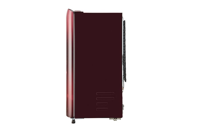 LG 185L, 3 Star, Scarlet Euphoria Finish, Direct Cool Single Door Refrigerator   , GL-B201ASED