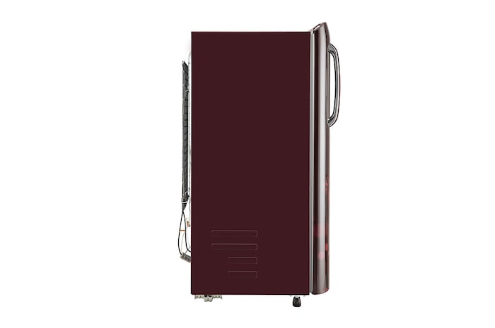 LG 185L, 3 Star, Scarlet Euphoria Finish, Direct Cool Single Door Refrigerator   , GL-B201ASED
