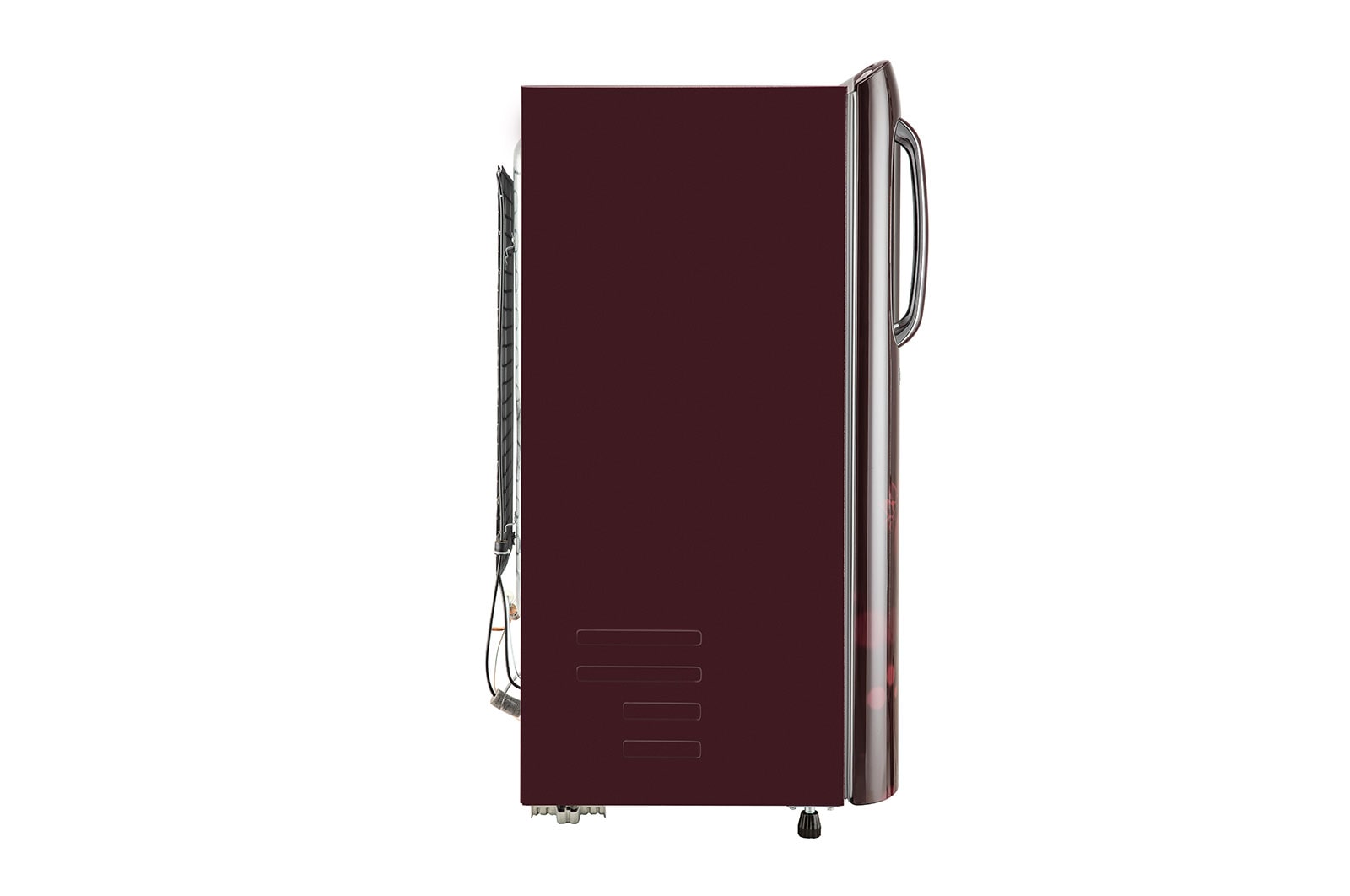 LG 185L, 3 Star, Scarlet Euphoria Finish, Direct Cool Single Door Refrigerator   , GL-B201ASED