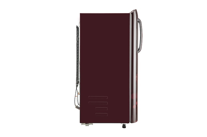 LG 185L, 3 Star, Scarlet Euphoria Finish, Direct Cool Single Door Refrigerator   , GL-B201ASED
