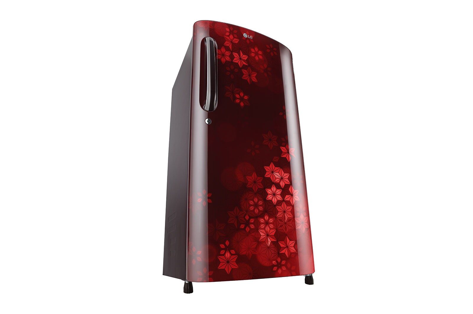 LG 185L, 3 Star, Scarlet Quartz Finish, Direct Cool Single Door Refrigerator, GL-B201ASQD