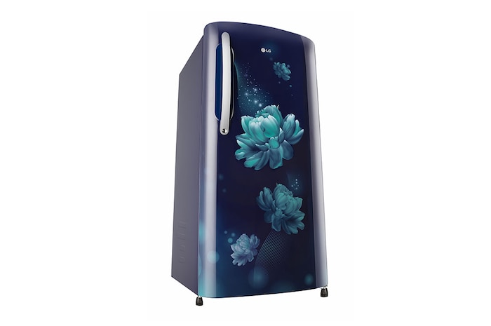 LG 201L, 3 Star, Blue Charm Finish, Direct Cool Single Door Refrigerator, GL-B211HBCD