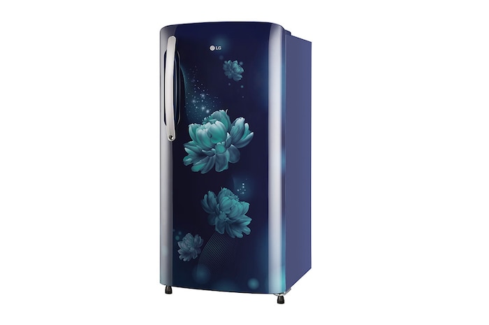 LG 201L, 3 Star, Blue Charm Finish, Direct Cool Single Door Refrigerator, GL-B211HBCD