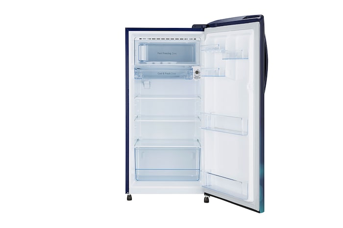 LG 201L, 3 Star, Blue Charm Finish, Direct Cool Single Door Refrigerator, GL-B211HBCD