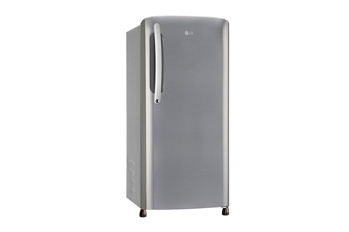 LG 201L, 3 Star, Shiny Steel Finish, Direct Cool Single Door Refrigerator, GL-B211HPZD