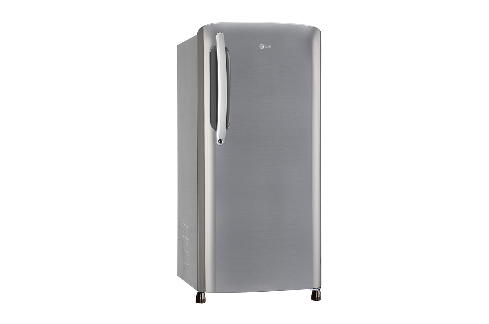 LG  201L, 3 Star, Shiny Steel Finish, Direct Cool Single Door Refrigerator, GL-B211HPZD