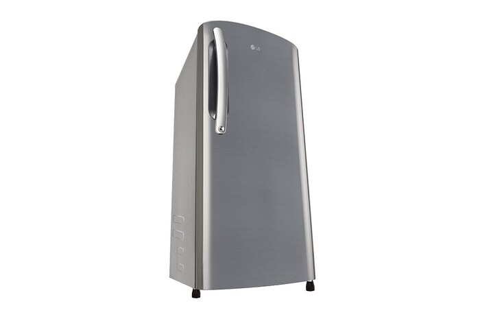 LG 201L, 3 Star, Shiny Steel Finish, Direct Cool Single Door Refrigerator, GL-B211HPZD