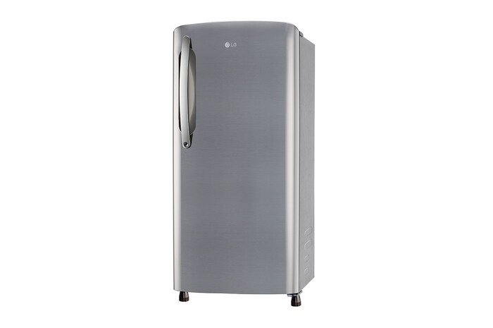 LG 201L, 3 Star, Shiny Steel Finish, Direct Cool Single Door Refrigerator, GL-B211HPZD