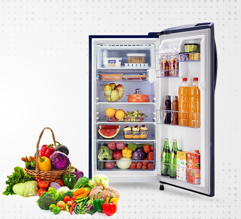 LG 201L, 3 Star, Shiny Steel Finish, Direct Cool Single Door