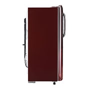 LG 205L, 4 Star, Smart Inverter Compressor, Smart Connect, Scarlet Charm Finish, Direct Cool Single Door Refrigerator, GL-B221ASCY