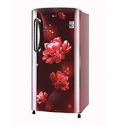 LG 205L, 4 Star, Smart Inverter Compressor, Smart Connect, Scarlet Charm Finish, Direct Cool Single Door Refrigerator, GL-B221ASCY