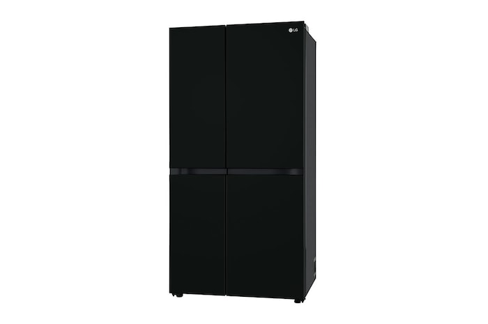 LG 650L Side by Side Refrigerator, Wi-Fi Convertible, DoorCooling+™, Black Mirror Finish, 3 Star, GL-B257DBM3