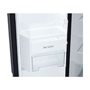 LG 650L Side by Side Refrigerator with Hygiene Fresh+™, DoorCooling+™, Smart Diagnosis™, Black Mirror Finish, 3-Star, GL-B257DBM3